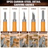 Wood Carving Kit, 23pcs Wood Carving Tools with 4 Wood