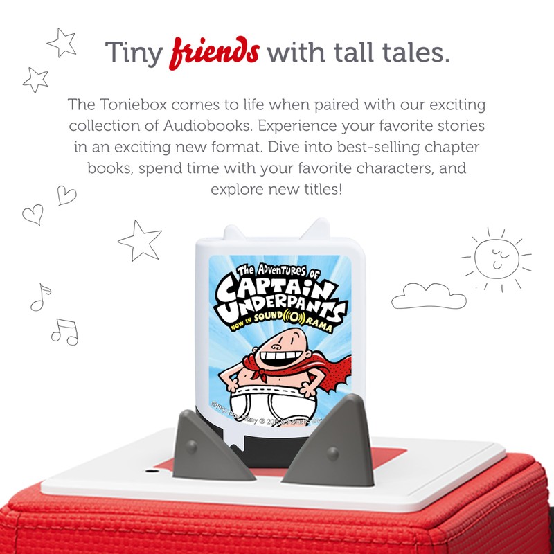 Tonies Captain Underpants Audiobook Set - 4 Pack