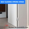 Jinyuanchao 3 Inch Self Closing Door Hinges, 3mm Thick Stainless