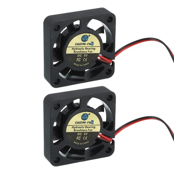 sourcing map 2 Pcs 3D Printer 4010 Cooling Fan, 5V