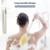 Fymblin Back Scrubber Long Handle for Shower,Back Brush Dual-Sided with