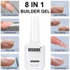 Vishine Builder Gel For Nails, 8-in-1 Beige Nude Nail Builder