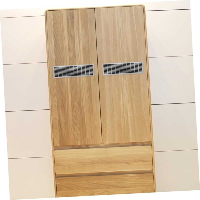 Tofficu 6Pcs Rectangular Air Vent Covers for Cabinets Closets and