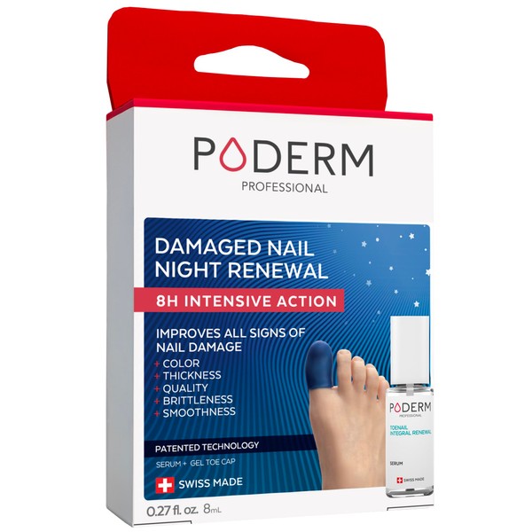PODERM FUNGAL NAIL NIGHT RENEWAL - Podiatrist-developed 8h Intensive Treatment