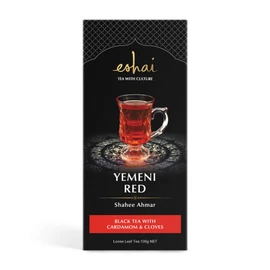 Eshai Yemeni Red Tea (Shahee Ahmar) - Black Tea with Cardamom and Cloves - 100g Box Loose Leaf Tea