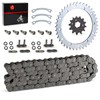 Heavy Duty O-Ring Drive Chain And Drive Sprockets Kit Compatible
