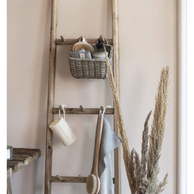 IB Laursen Square Wall Basket, 21 cm, Storage Basket, Decorative