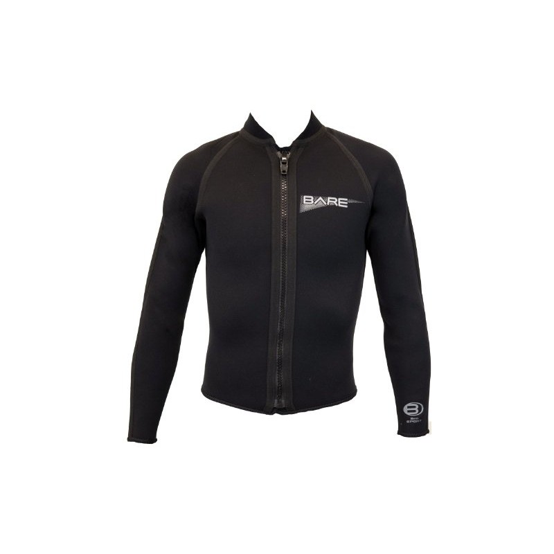 BARE 3MM Men's Sport Jacket: Comfortable add-on for Additional Warmth,