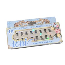 IONI Faux Mink Individual Lash Extensons 3-STRAND Medium-Length