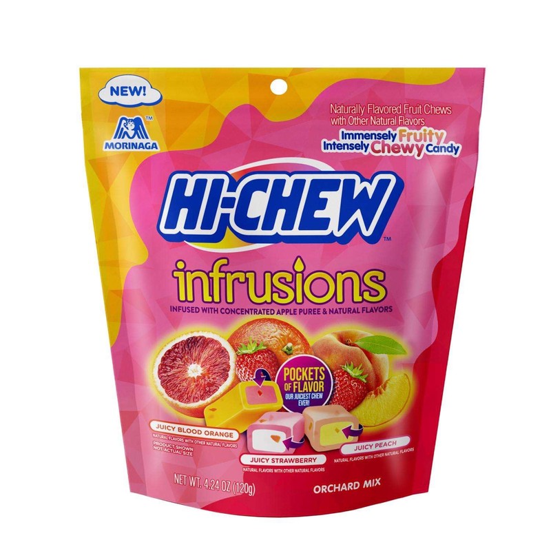 Hi-Chew-Infrusions Orchard Mix Fruit Chews, 4.24 Ounce (Pack of 2),