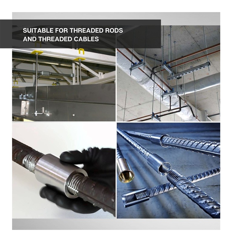 DOJA Industrial Threaded Sleeve M8 Pack 10 Threaded Sleeves for