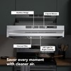 Broan-NuTone 4124SF 24-Inch Fingerprint Resistant Ductless Under-Cabinet Range Hood, 24",