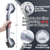 TAILI Shower Grab Bar 16 Inch Suction Cup Grab Bars