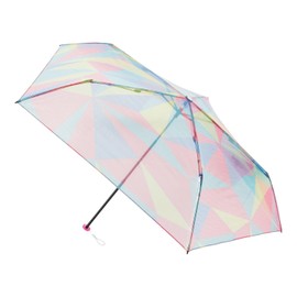 [Moonbat] Esta Rain Umbrella, Folding Umbrella, Lightweight, Vinyl Umbrella Print, 31-230-10325, Pink, Pink