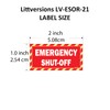 Littversions Bulk Small 2" x 1" Emergency Shut-Off Fuel Switch
