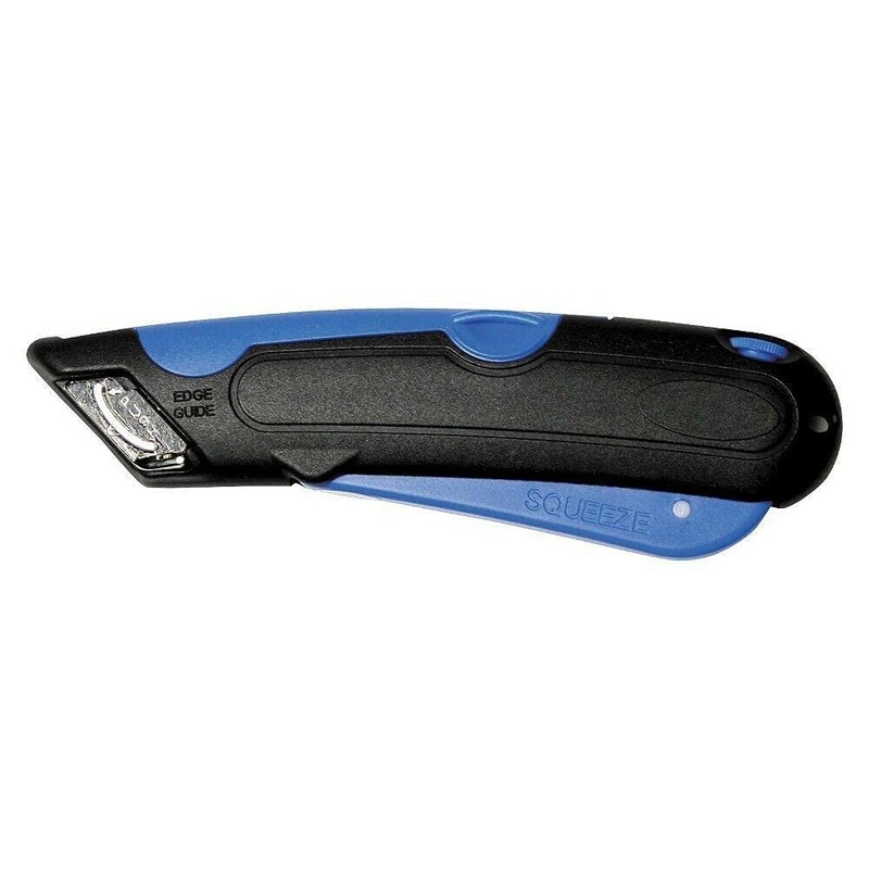 Veltec Self-Retracting Blade Safety Cutter, Left and Right Edge Guide,