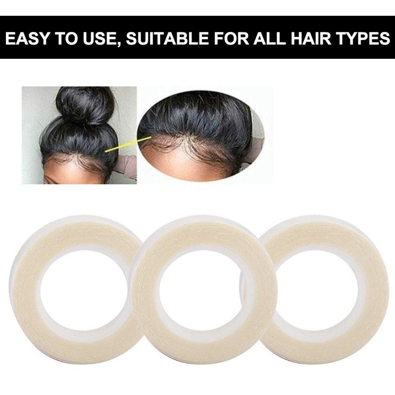 Cinta de extensión de cabello 3pcs 300cm x 1cm, cinta