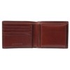 Golbe Men's Bi-fold Wallet, Cowhide, Vegetable Tanned Leather, Smart Model,