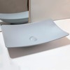 Focitland 22 Inch Stone Resin Bathroom Sink with Pop-Up Drain