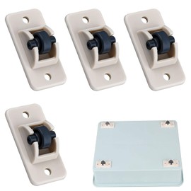 12 Pcs Self Adhesive Caster Wheels Low-Profile Rollers,Mini Fixed Wheels Caster for Furniture Legs, Kitchen Appliances, Storage Bins, Trash Can & Mop Bucket