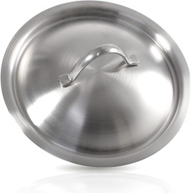 Shiny Stainless Steel Pan Cover Lid for all types of Diameter 16 – High Quality