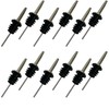 Spill-Stop 285-50 Chrome Tapered Pourer Dispenser Spouts with Poly-Kork, Metal,