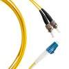 Eardion LC to ST Fiber Patch Cable, 1M (3.28ft) Single
