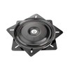 Lheng 8 Inch Black Heavy Duty Painted Square Turntable 360