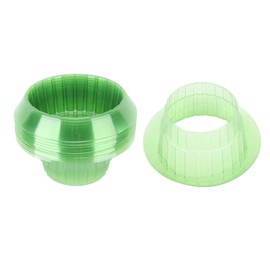 YYQTGG Garden Cloches, 10pcs Green Garden Cloche, Planter Slug Collar Plant Protectors, Plastic Plant Round Cover Reusable Plant Seed Humidity Domes for Home Garden Yard Greenhouse