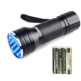 ESCO LITE Escolite UV Flashlight Black Light,21 LED 395 nM Blacklight Detector for Dog Urine and Pet Stains