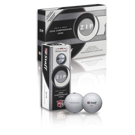 WILSON Staff Zip Double Dozen Golf Balls, White, Large (WGWP25000)