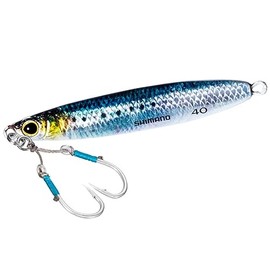 Shimano JW-A40U 009 NR Sardine Metal Jig, Colt Sniper, Aomo Catcher, High Peel, 1.4 oz (40 g)