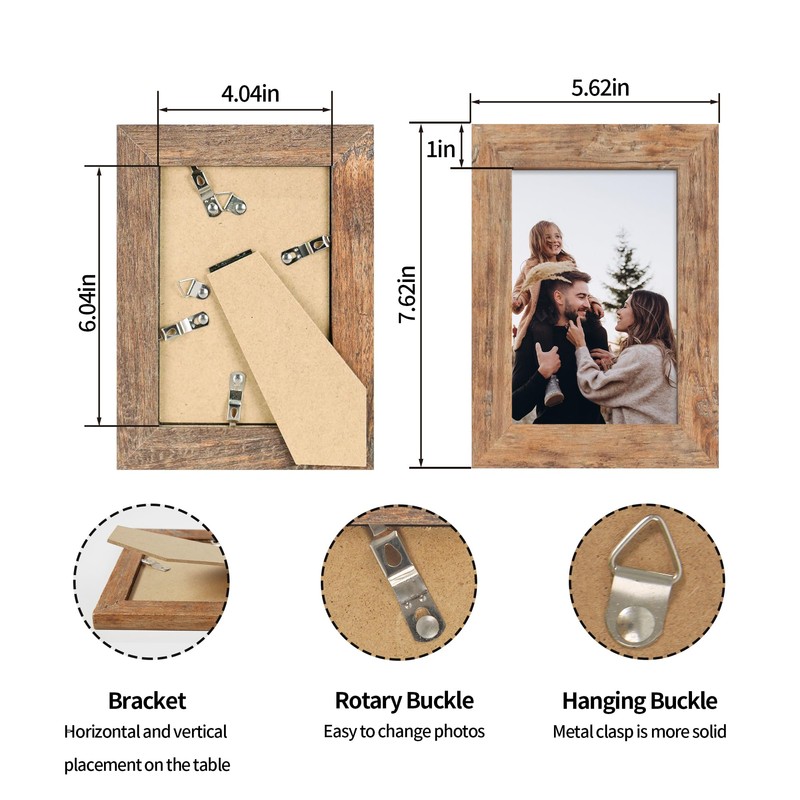 iRahmen 4 Pack 4x6 Picture Frame Set with High Definition