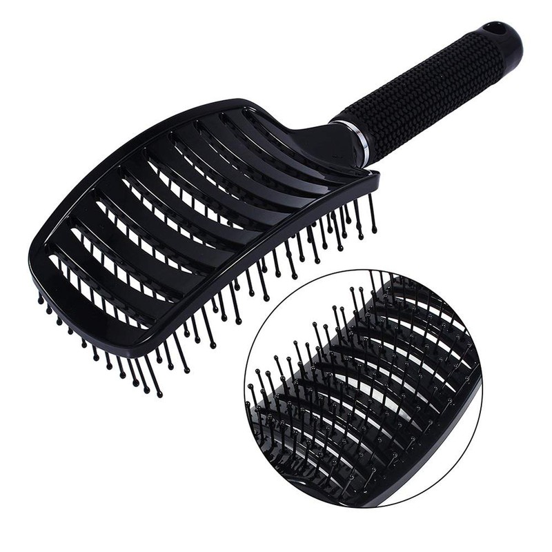 Youery 2 x organic hair brush without pulling, professional detangling