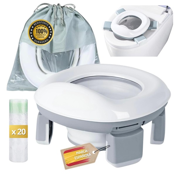 DERYLIA® Foldable Potty for Kids, Portable, Disposable Potty, Instructions for