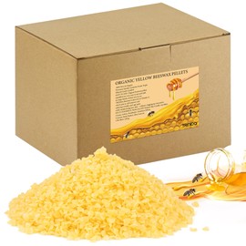 TRINIDa Yellow Beeswax Pellets 5LB(80 oz), Organic Bees Wax Pellets for DIY Candles, Beeswax for Candle Making, Skin, Body, Face, and Hair Care, Lotions, DIY Creams, Lip Balm and Soap Making