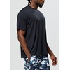 DEVOPS Mens Short Sleeve Dry Fit Mesh Athletic Round T-Shirts