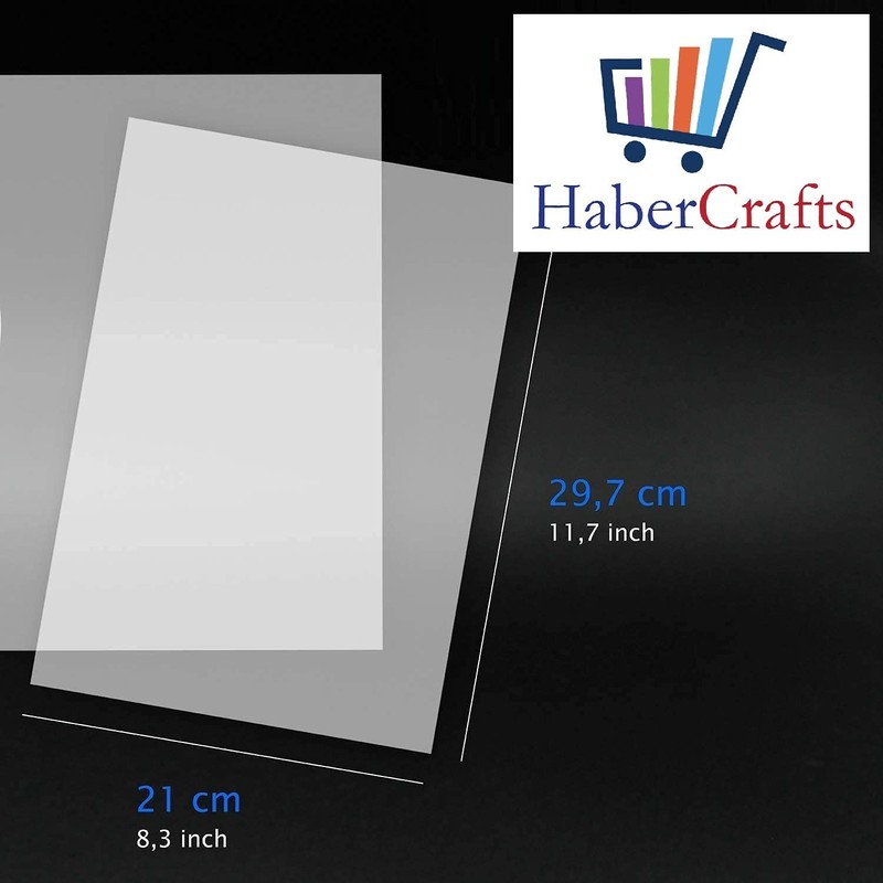 Universal Laser Transparency Film A4 Clear OHP Sheets Laser Printer