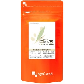 Ogaland White Kidney Beans (180 Tablets / Approx. 3 Months Supply), Diet Supplement (Mulberry Leaf Extract/Bitter Melon Extract), Supplement, For Those Who Are Worried About Carbohydrates