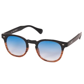 Kiss DEPP Sunglasses for Men and Women – Moscot Style Vintage with Elegant Look – Iconic Rectangular Frame with Rivets – UV400 Lenses for Sun Protection and Crystal-Clear Vision