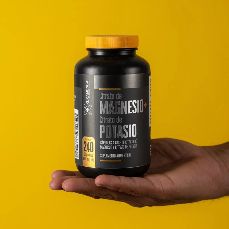 Citrato De Magnesio + Citrato De Potasio | 240 Cápsulas
