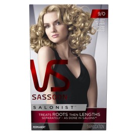 Vidal Sassoon Salonist Hair Colour Permanent Color Kit, 9/0 Light Neutral Blonde