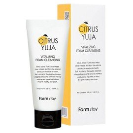 100ml of clear skin foam cleansing with the freshness of yellow citron / 노란 유자만의 상큼함으로 맑은 피부 폼클렌징 100ml