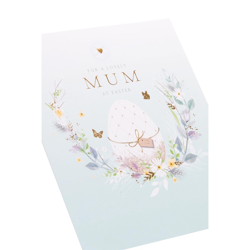 UK Greetings Easter Card for Mum - Beautiful Egg Design