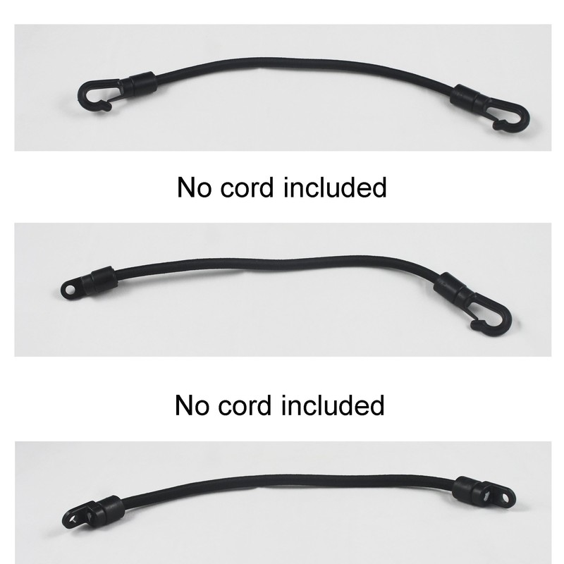 10 Pcs Bungee/ Shock Cord Hook Fixed End Tabbed S
