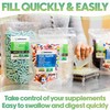 XPRS Nutra Size 4 Empty Capsules - 1000 Count Small