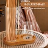 Incense Holder Wooden Upside Down Incense Holder with Removable Glass