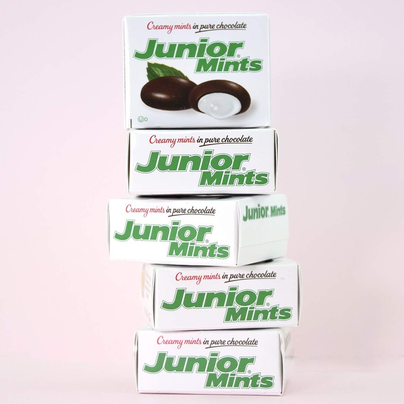 Tootsie Roll Junior Creamy Mints in Pure Chocolate, Mini-Boxes, 72-Count,
