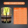 AYKRM 11 colors available yellow balck safety vest for men