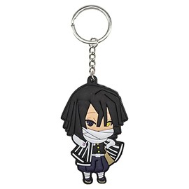 NINJAMO Anime Keychain Hanging Ornament Suitcase Backpack Snake Hashira Obanai Iguro Edition Pendant